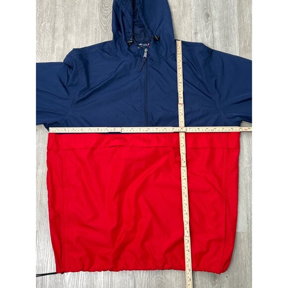 Swiss Tech Windbreaker Jacket Men’s Medium (38-40) Blue Red Pullover Hoodie‎ - Picture 7 of 8